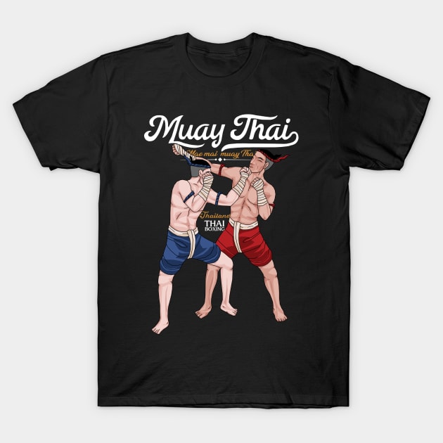 Muay Thai Boran T-Shirt by KewaleeTee